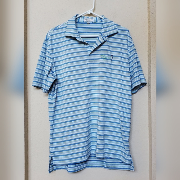 Peter Millar Other - Peter Millar Striped Golf Sporty Polo.  Size Medium